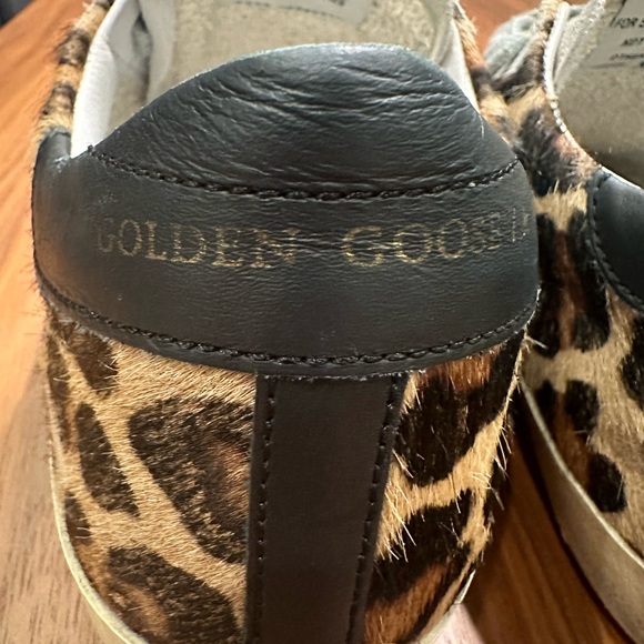 Golden Goose leopard cowhide superstar size 38 in excellent condition - Picture 7 of 14